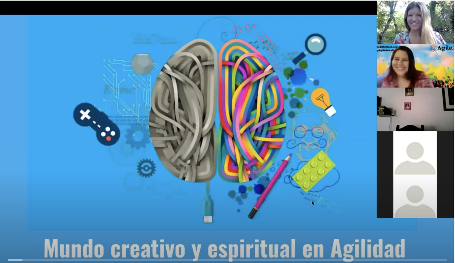 Mundo creativo y espiritual en agilidad